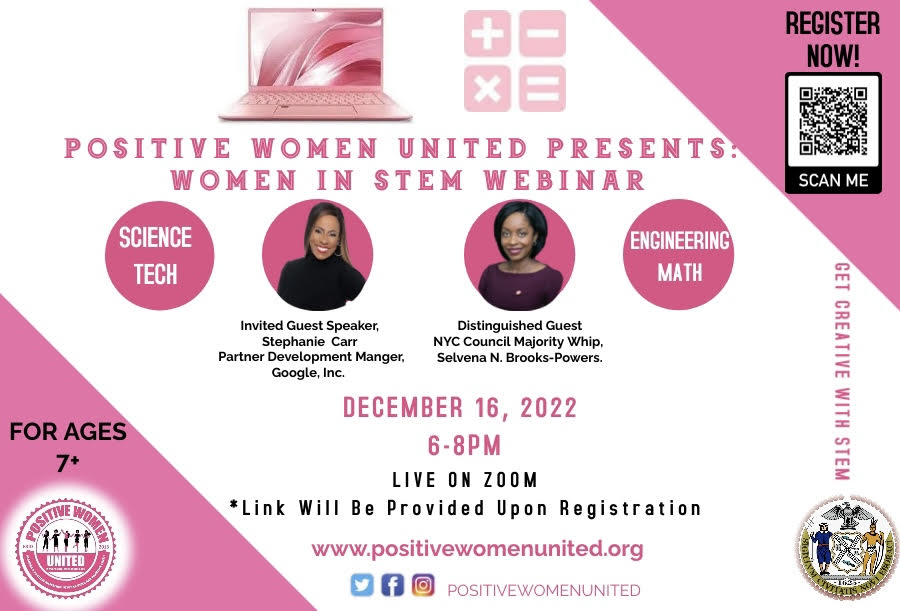 Positive Women United Presents: Women In STEM Webinar Event