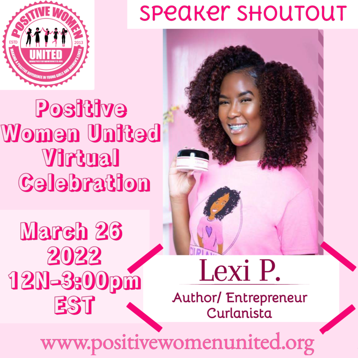 POSITIVE WOMEN UNITED SPEAKER - LEXI P.