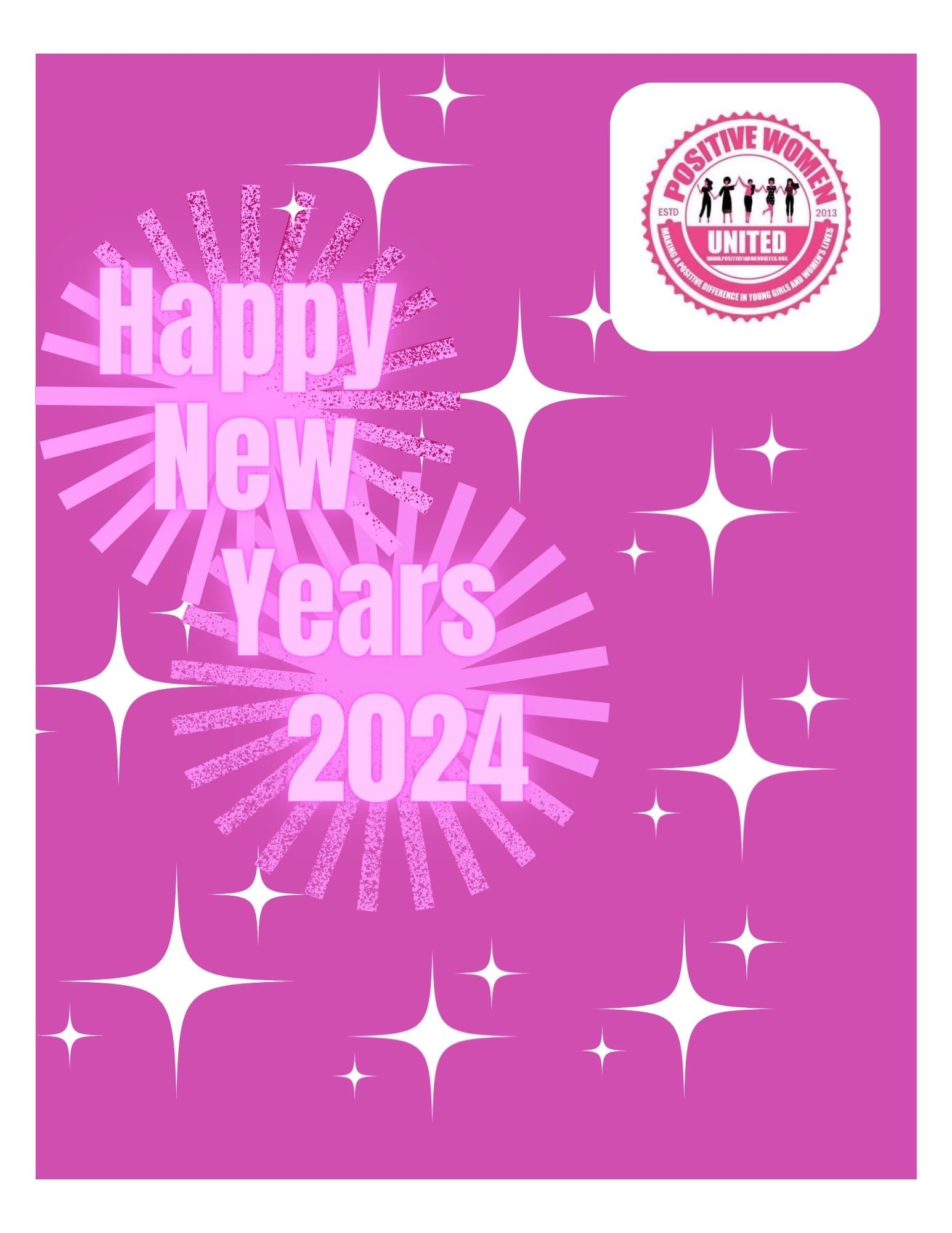 Happy New Year 2024 From Positive Women United!