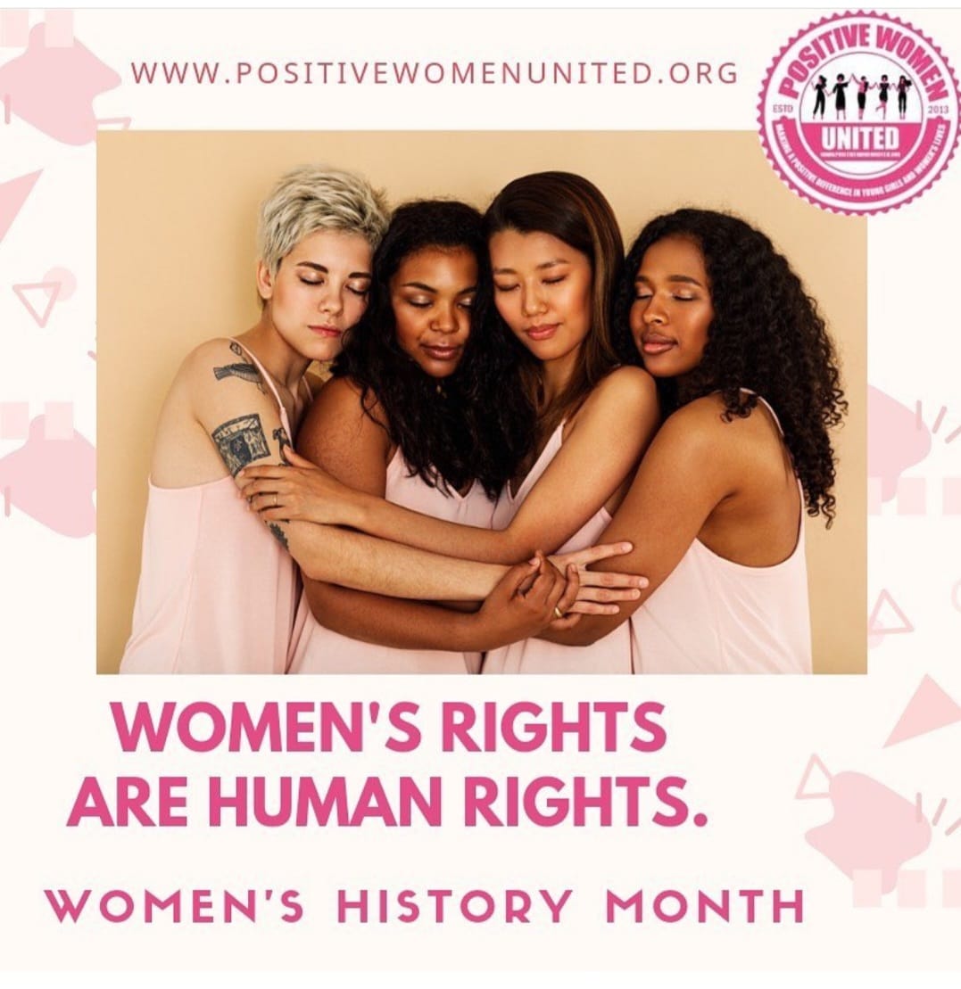 Happy Annual March 8th International Women Day From Positive Women United